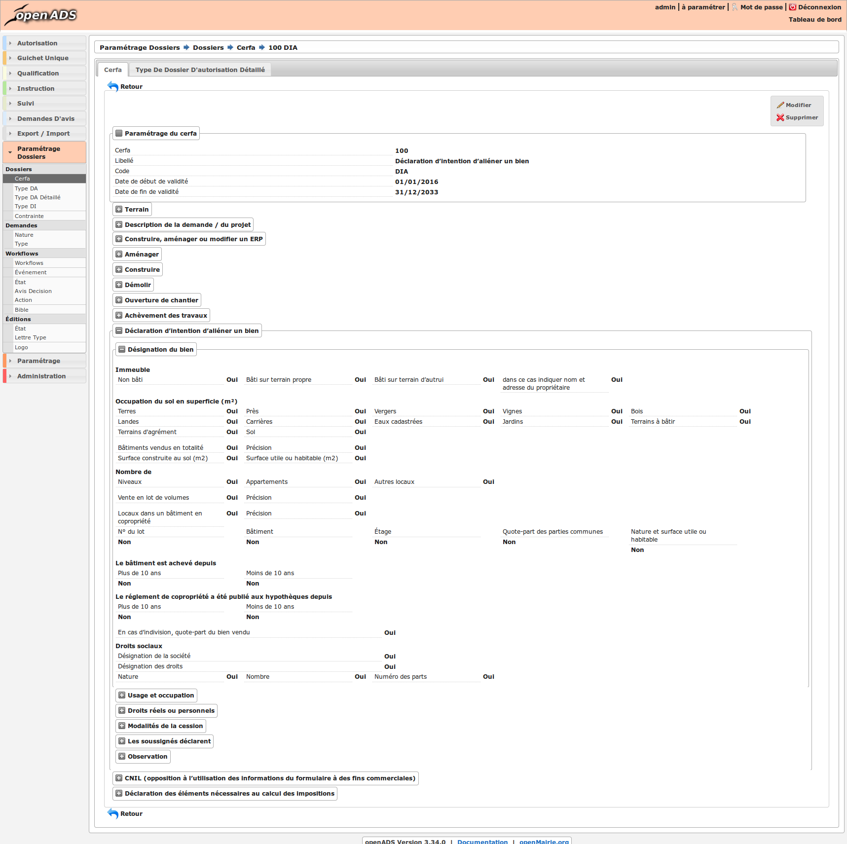 Publication de la version openADS 3.34.0